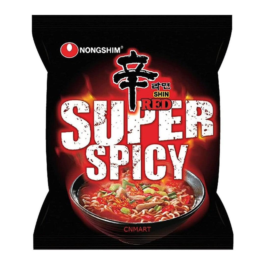 Nongshim Shin Red Ramyun Super Spicy Instant Noodle Ramen 120g