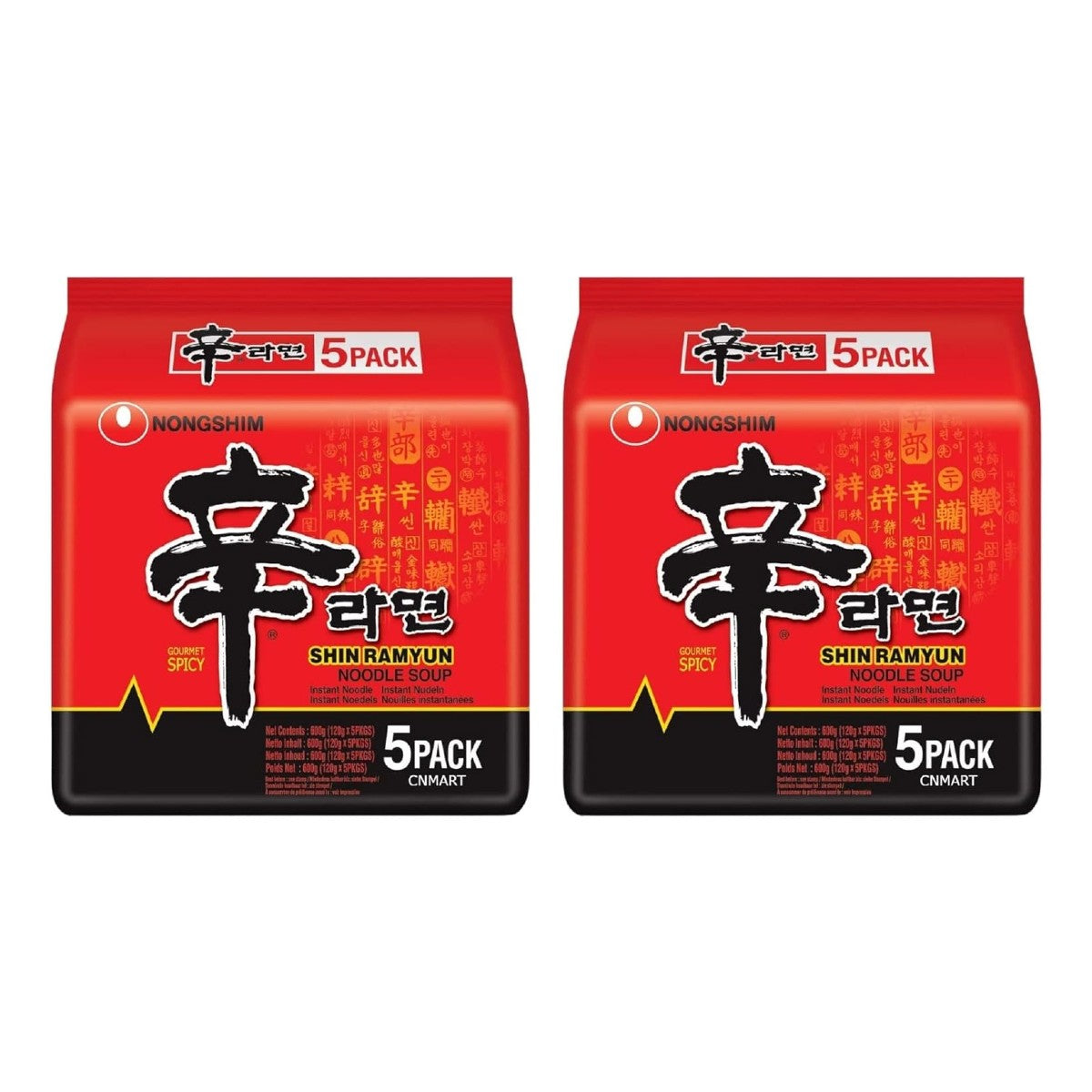 Nongshim Shin Ramyun 120g (Pack of 10)
