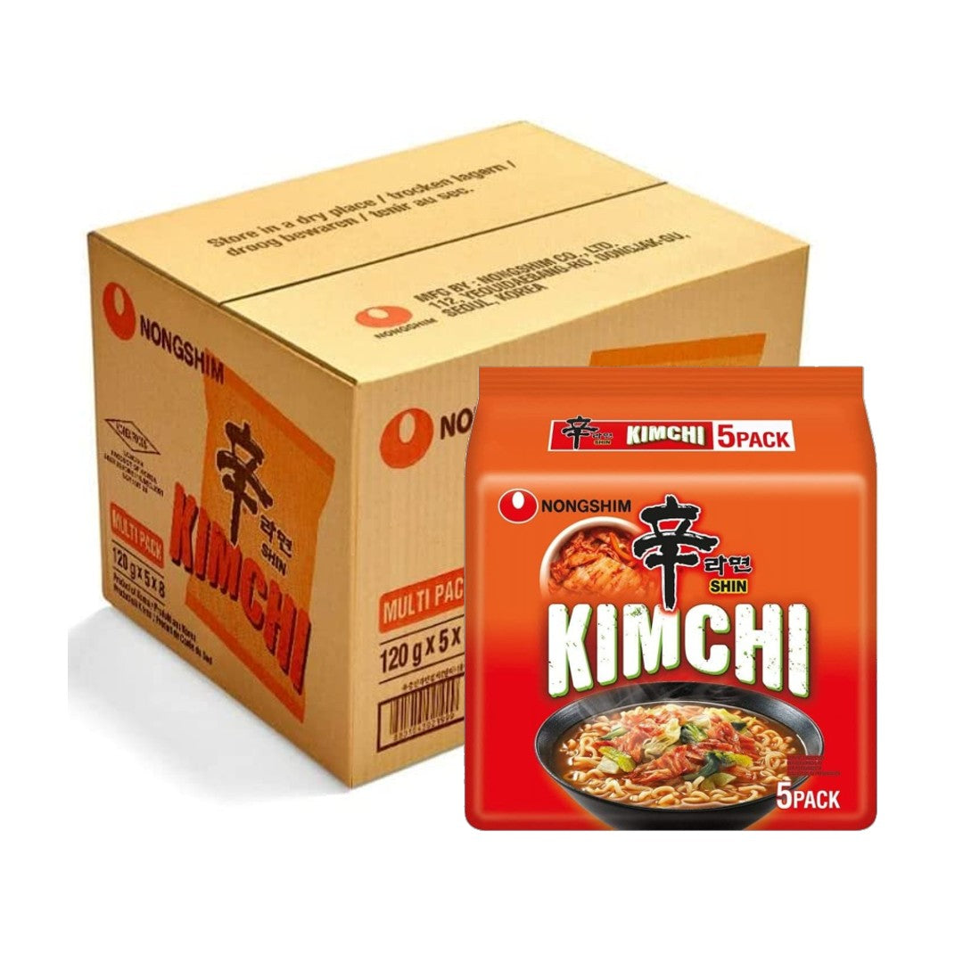 Nongshim Kimchi Ramyun 120g (Pack of 40)
