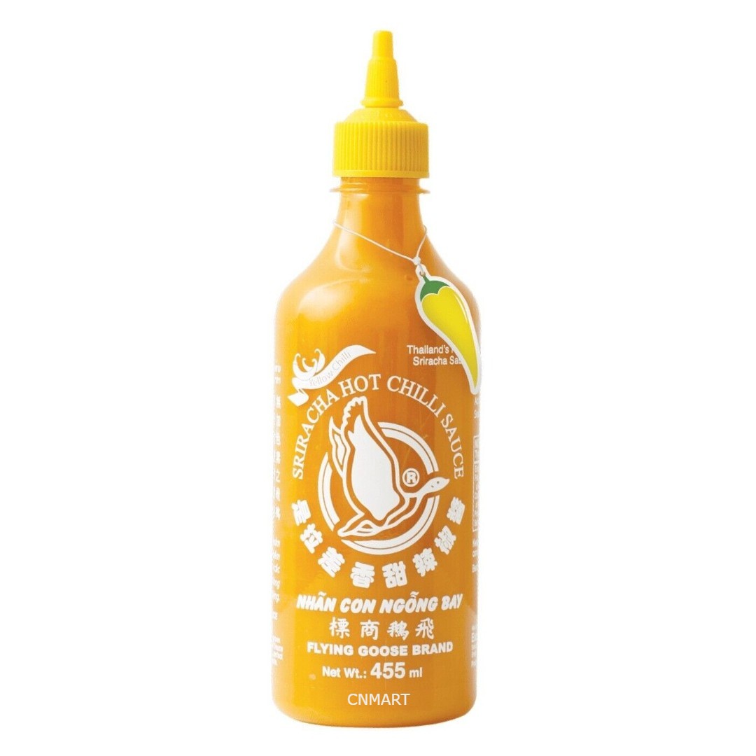 Flying Goose Yellow Chilli Sriracha Thai Hot Chilli Sauce 455ml
