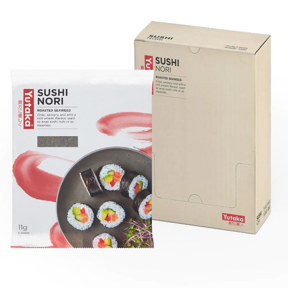 BBD:26.11.2026, Yutaka Roasted Seaweed Sushi Nori (5 Sheets) 11g