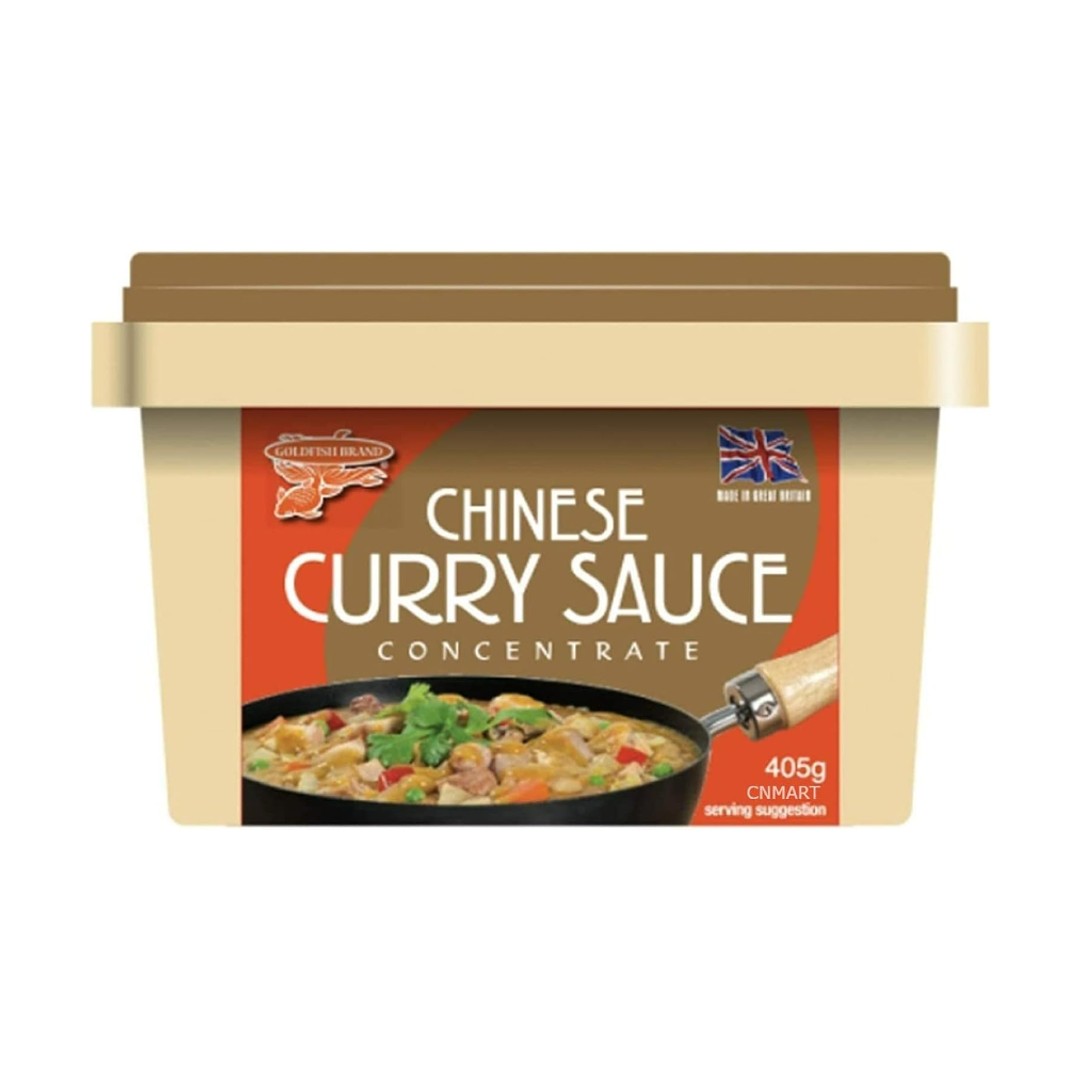 Goldfish Chinese Curry Sauce Paste Concentrate Sugar Free, 405g