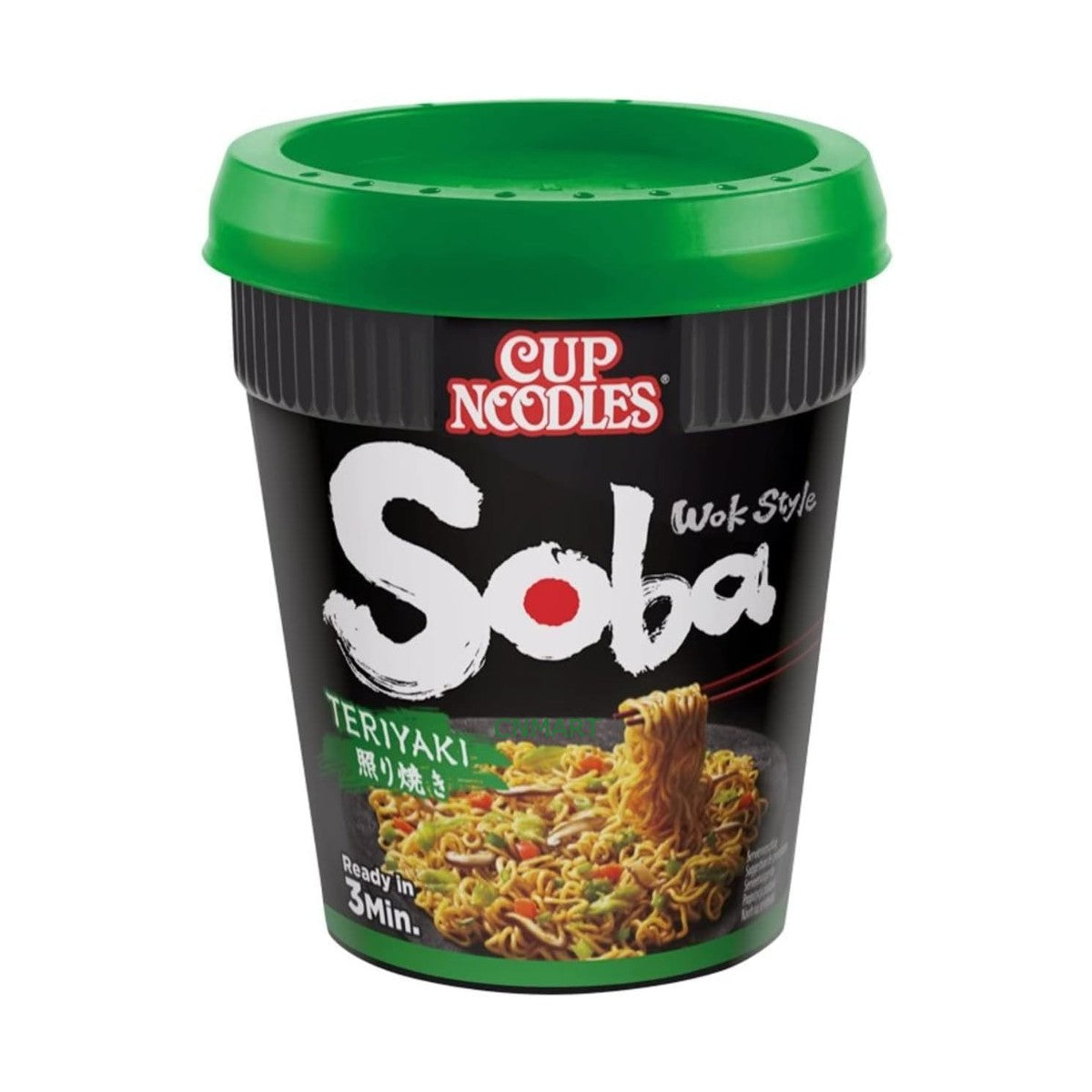 Nissin Soba Cup Noodles Teriyaki Flavour Wok Style 90g