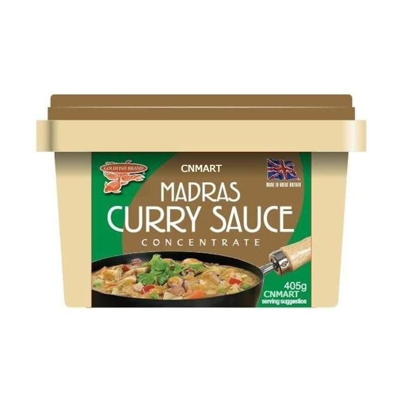 Goldfish Madras Curry Sauce Paste Concentrate 405g