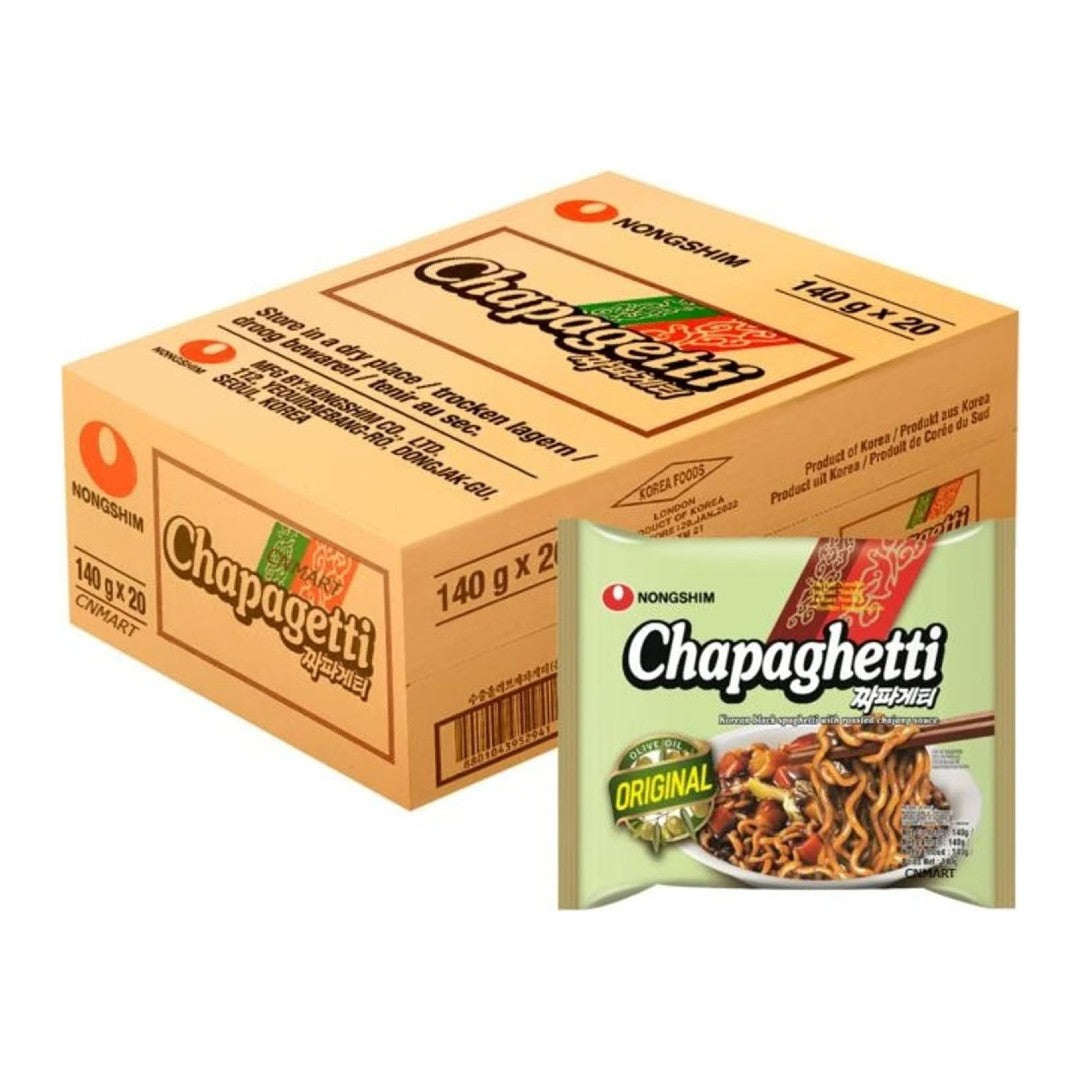 Nongshim Chapagetti Chajang Instant Noodle 140g (Pack of 20)