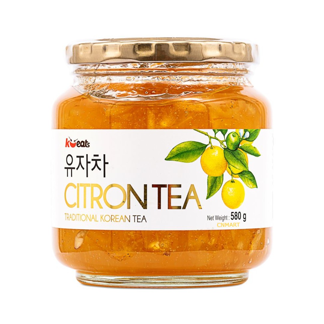 K-Eats Traditional Korean Citron Tea Yuzu-Style Fruit Tea Paste 580g