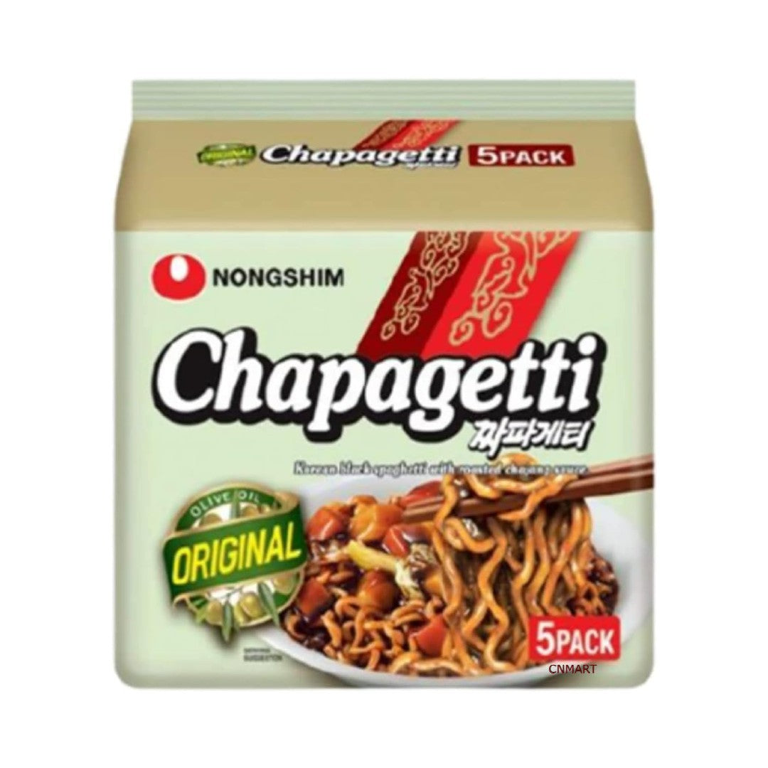 Nongshim Chapagetti Chajang Instant Noodle 140g (Pack of 5)