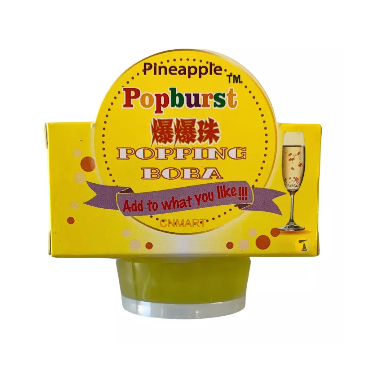 Popburst Popping Boba Pineapple Flavour Tapioca Pearls 130g
