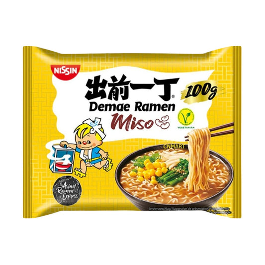 Nissin Demae Ramen Miso Flavour Instant Noodles 100g