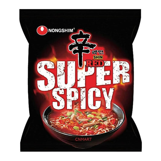 Nongshim Shin Red Ramyun Super Spicy Instant Noodle Ramen 120g