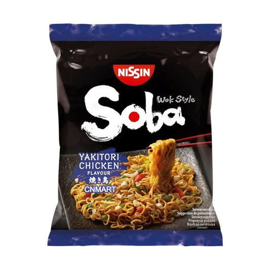 Nissin Soba Wok Style Fried Instant Noodle Yakitori Chicken Flavour 110g