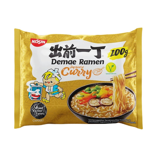 Nissin Demae Ramen Japanese Curry Flavour Instant Noodles 100g