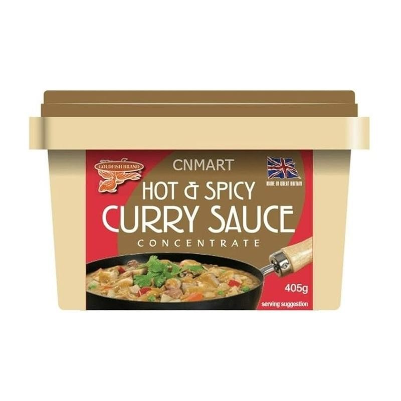 Goldfish Hot & Spicy Curry Sauce Paste Concentrate 405g