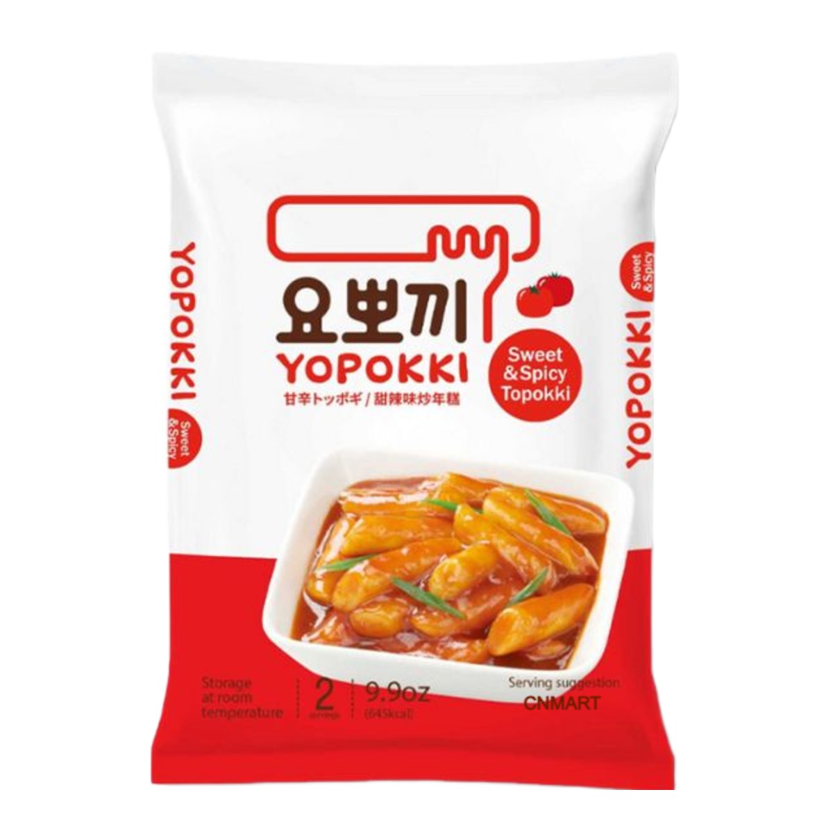 Young Poong Yopokki Instant Topokki Sweet & Spicy Flavour 280g – Korean Rice Cake Meal Kit (2 Servings)