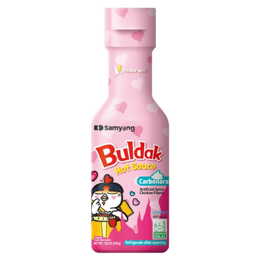 BBD: 21.01.2026, Samyang Buldak Hot Chicken Flavour Sauce - Carbonara 200g