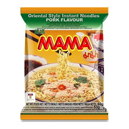 Mama Pork Flavour Oriental Style Instant Noodles 60g