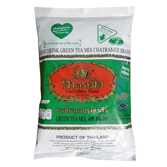 ChaTra Mue Thai Green Tea Mix Leaves for Bubble Tea 200g