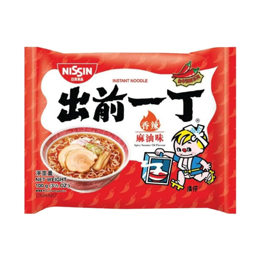 BBD: 16.05.2026, Nissin Demae Ramen Spicy Sesame Oil Flavour Instant Noodles 100g (Pack of 30)