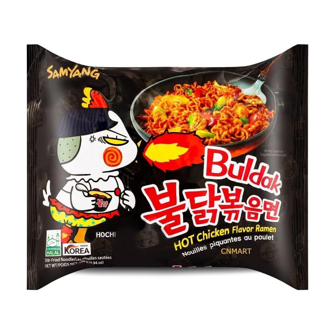 Samyang Buldak Hot Chicken Flavour Ramen 140g – Spicy Korean Instant Noodles
