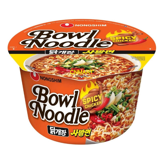 Nongshim Spicy Chicken Instant Noodle Soup Bowl 100g