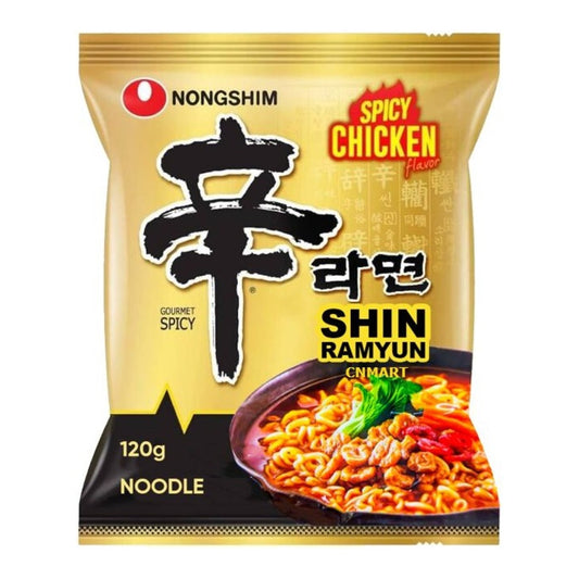 Nongshim Spicy Chicken Shin Ramyun Instant Noodle Ramen 120g