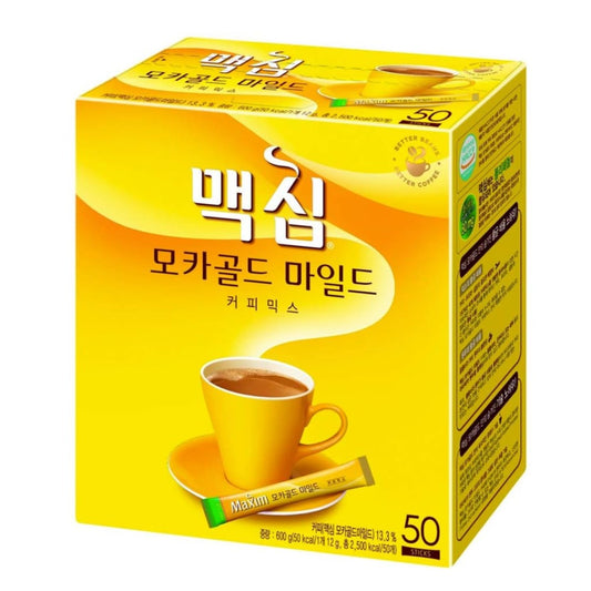 Dongsuh Maxim Mocha Gold Mild Coffee Mix (12g*50 Sachets) 600g