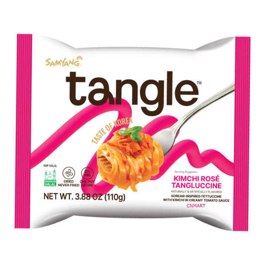BBD: 25.09.25, Samyang Kimchi Rose Tangle Pasta Ramen 108g (Pack of 32)