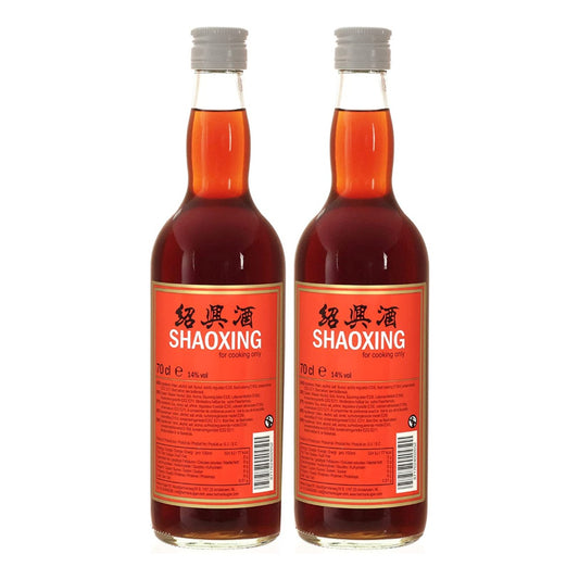 Shaoxing Wine (For Cooking Only) 700ml 14% Acl./ Vol (Pack of 2)