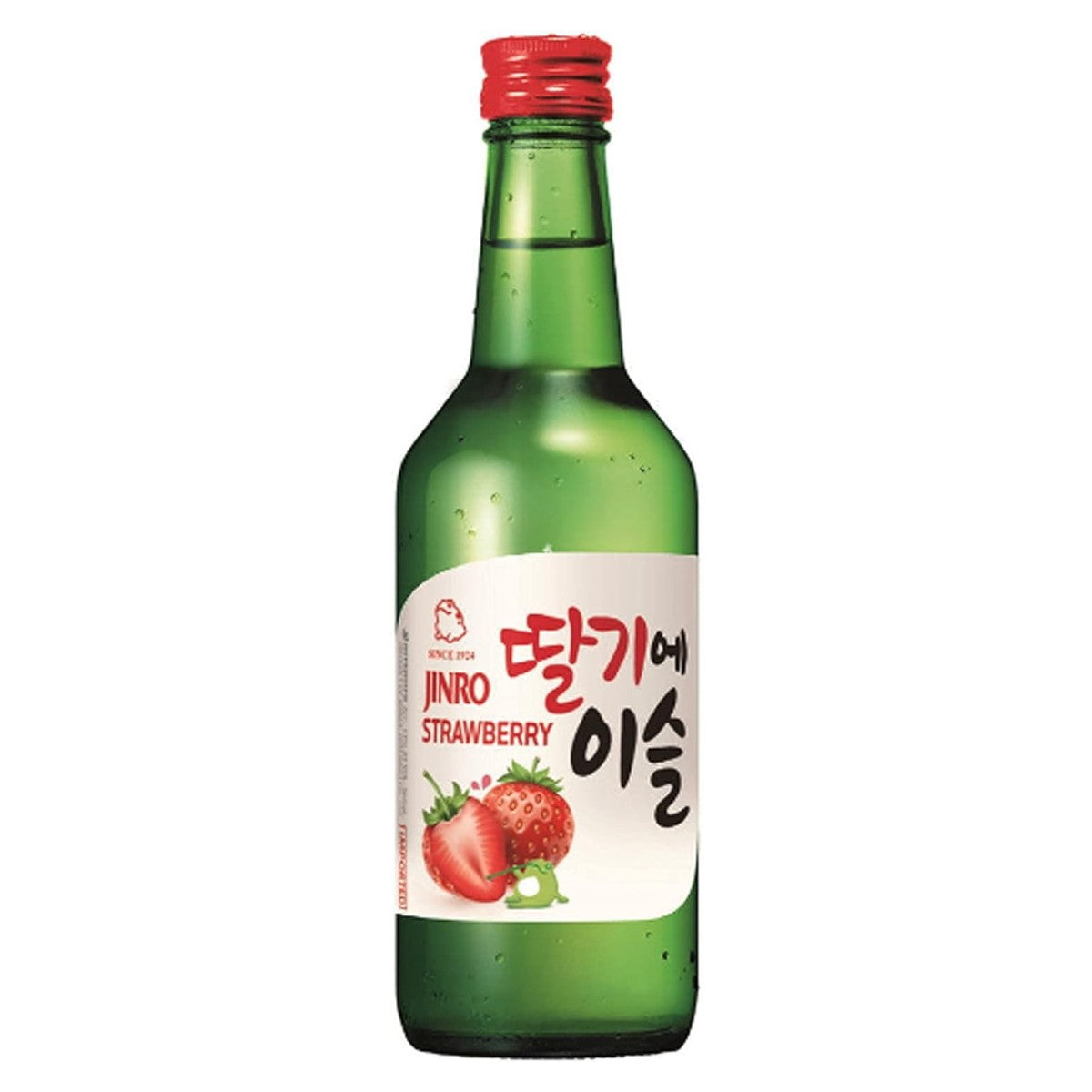 Jinro Chamisul Soju – Strawberry Flavour 350ml (13% Vol)