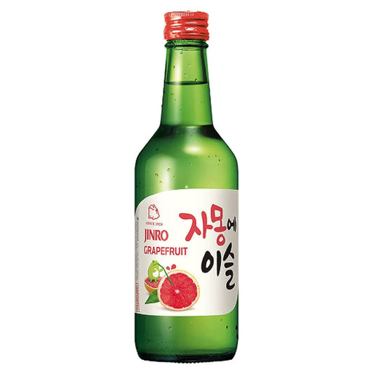Jinro Chamisul Soju – Grapefruit Flavour 350ml (13% Vol)