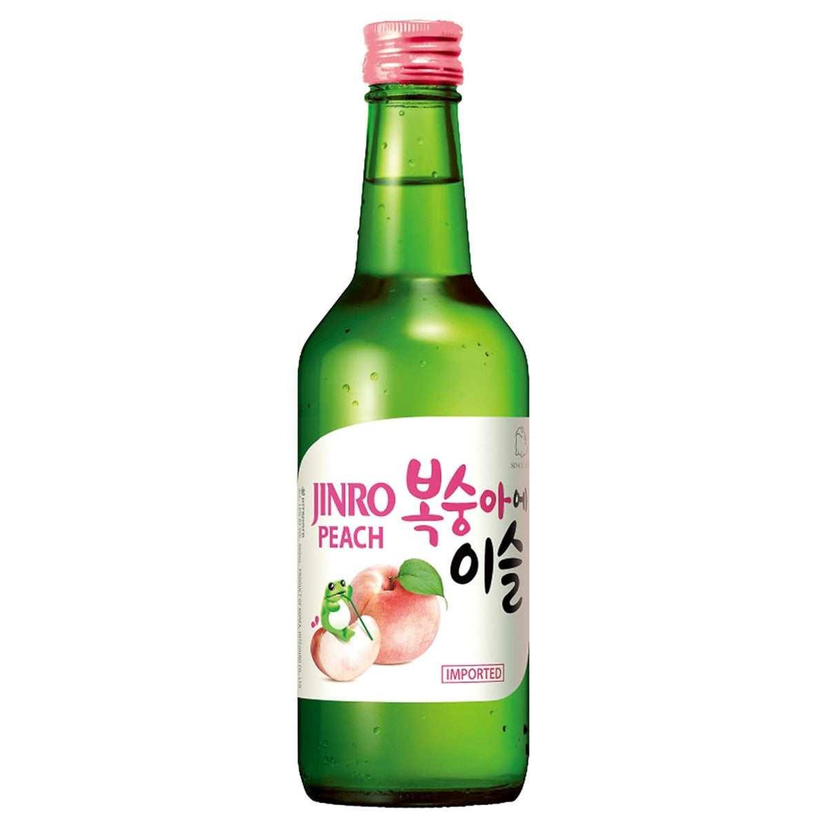Jinro Chamisul Soju – Peach Flavour 350ml (13% Vol)
