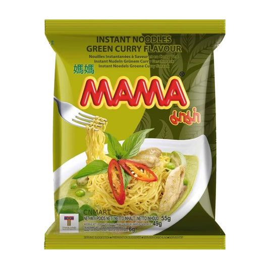 Mama Green Curry Flavour Oriental Style Instant Noodles 55g