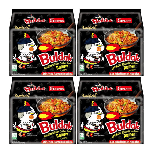 Samyang Buldak Hot Chicken Flavour Ramen Instant Noodles 140g (Pack of 20)