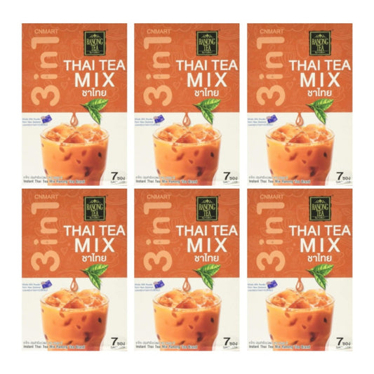 Ranong Thai Tea Mix 3-in-1 Instant Drink 210g (Pack of 6)