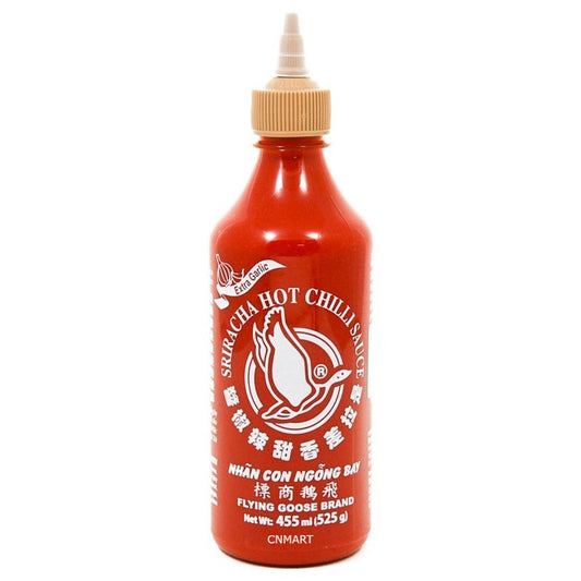 Flying Goose Sriracha Hot Chilli Sauce with Extra Garlic 455ml