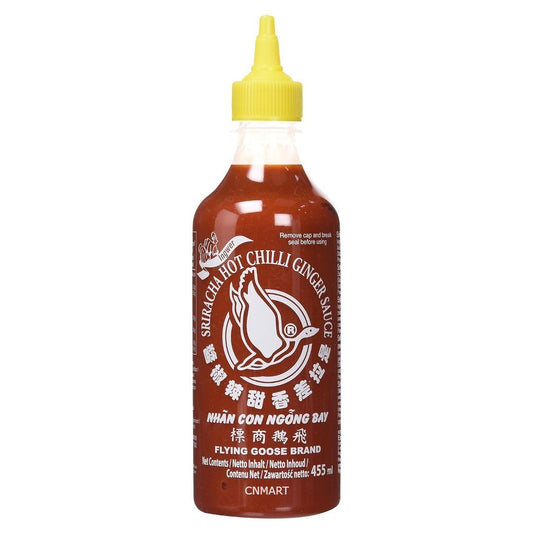 Flying Goose Sriracha Hot Chilli Ginger Sauce 455ml