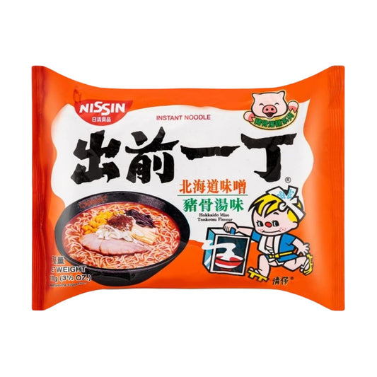 Nissin Demae Ramen Hokkaido Miso Tonkotsu Flavour Instant Noodles 100g