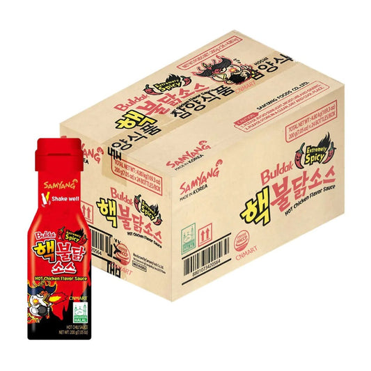 BBD: 12.11.2025, Samyang Buldak Hot Chicken Flavour Sauce - Extremely Spicy 200g (Pack of 24)