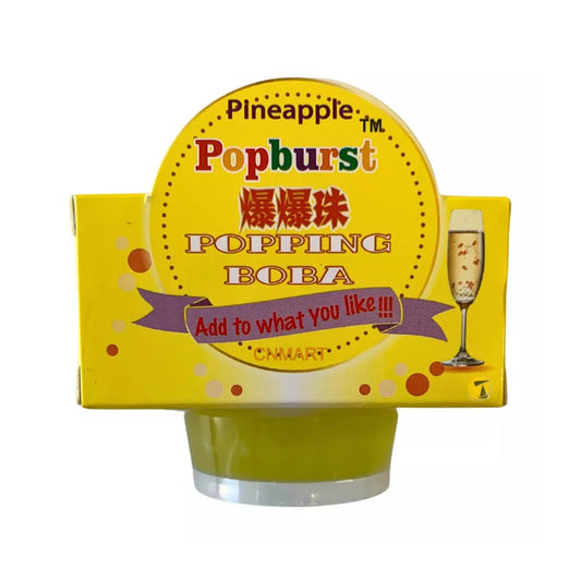 Popburst Popping Boba Pineapple Flavour Tapioca Pearls 130g