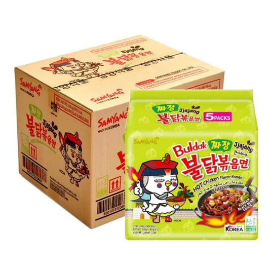 BBD:15.10.2025, Samyang Jjajang Buldak Hot Chicken Flavour Ramen 140g (Pack of 40)