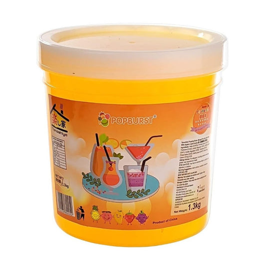 Popburst Popping Boba Mango Flavour Tapioca Pearls 1.3kg